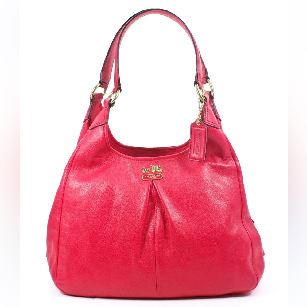 Coach Pink Madison Hobo Bag with Structured Design EUC